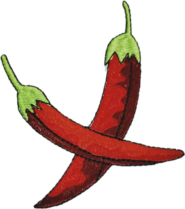 Multicolor_Torn_Clothes_Applique_Embroidery_Patch_(Red_Chilly)_(Pack_Of_2)_(7_X_6_X_1_Cm)