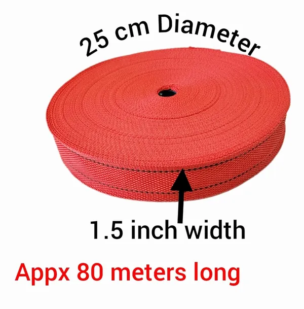 Red_Nylon_Plastic_Niwar_Fabric_Roll_(80_Meter)