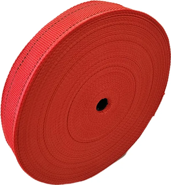 Red_Nylon_Plastic_Niwar_Fabric_Roll_(80_Meter)