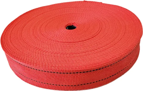Red_Nylon_Plastic_Niwar_Fabric_Roll_(80_Meter)