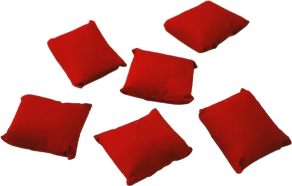 Velvet_Red_Small_Pillow_For_Jewellery_Display_(8L_X_7W_X_4H)_(Pack_Of_6)