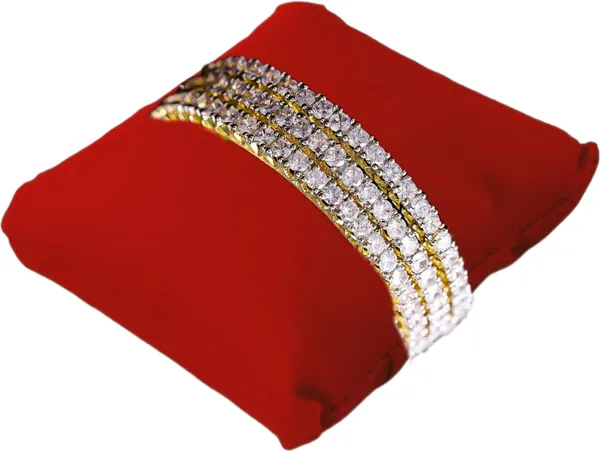 Velvet_Red_Small_Pillow_For_Jewellery_Display_(8L_X_7W_X_4H)_(Pack_Of_6)