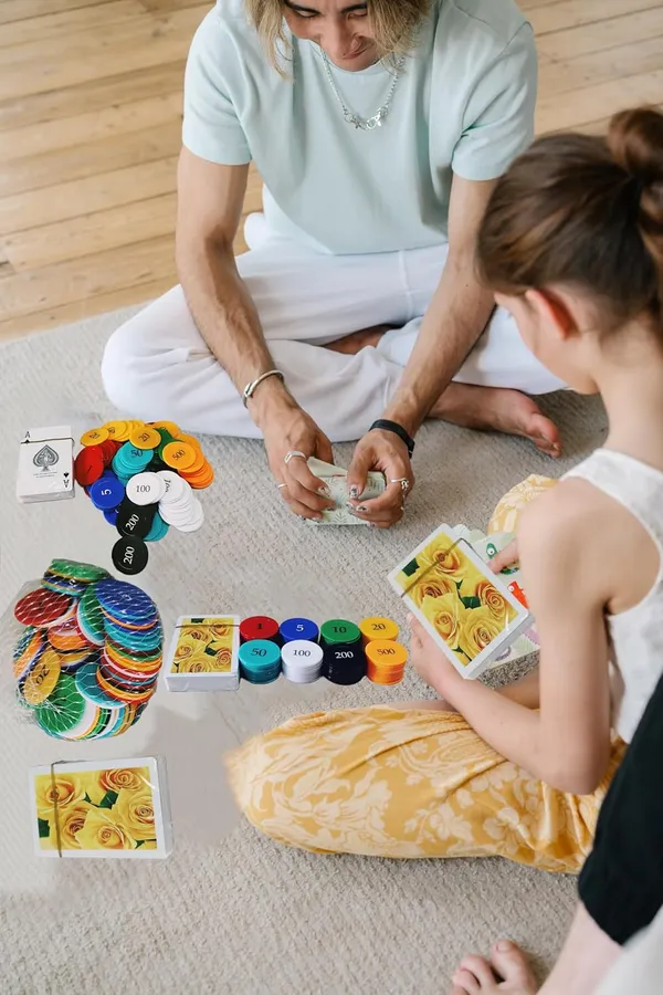 ‎Multicolor_Rummy_Counters_Plastic_Coins_(30_X_30_X_10_Mm)