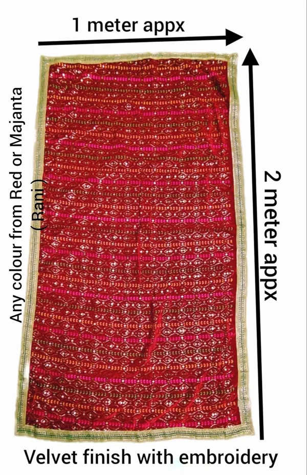 Maroon_Velvet_Embrodery_Shawl_For_Saibaba_Murti_Statue_For_God_Prayer_Pooja_For_Men_Women_(2_X_1_Meter)