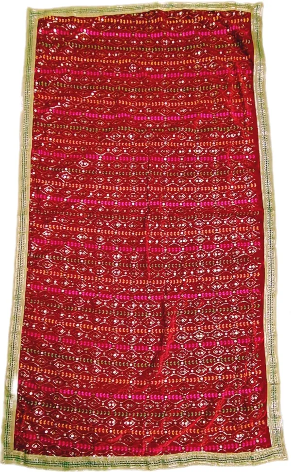 Maroon_Velvet_Embrodery_Shawl_For_Saibaba_Murti_Statue_For_God_Prayer_Pooja_For_Men_Women_(2_X_1_Meter)