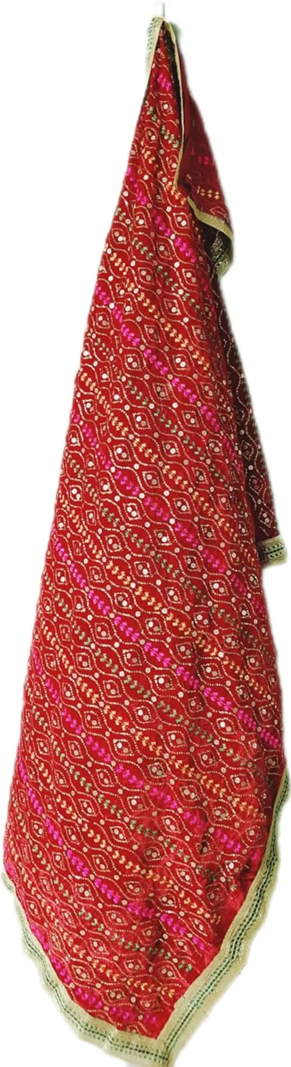 Maroon_Velvet_Embrodery_Shawl_For_Saibaba_Murti_Statue_For_God_Prayer_Pooja_For_Men_Women_(2_X_1_Meter)