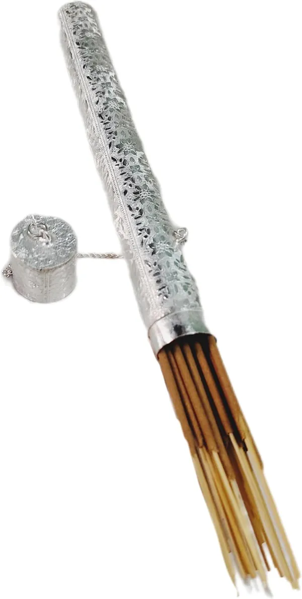 Silver_Incense_Stick_Holder_For_Pooja