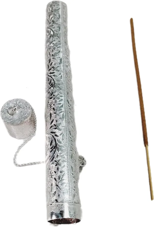 Silver_Incense_Stick_Holder_For_Pooja