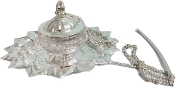 Silver_German_Metal_Perfume_Incense_Holder_With_Stick