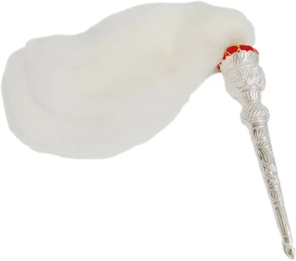 Silver_Metal_Chawar_For_Sahib_Pooja_(70_Cm)