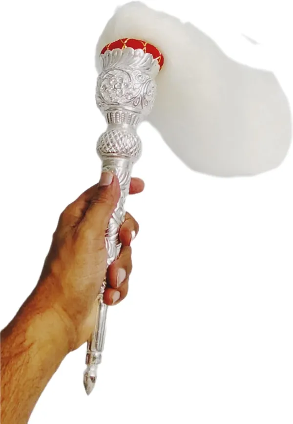 Silver_Metal_Chawar_For_Sahib_Pooja_(70_Cm)