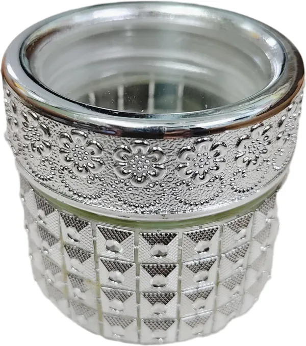 Silver_Glass_Container_For_Kitchen_Food_Storage_With_Lid_(Pack_Of_2)