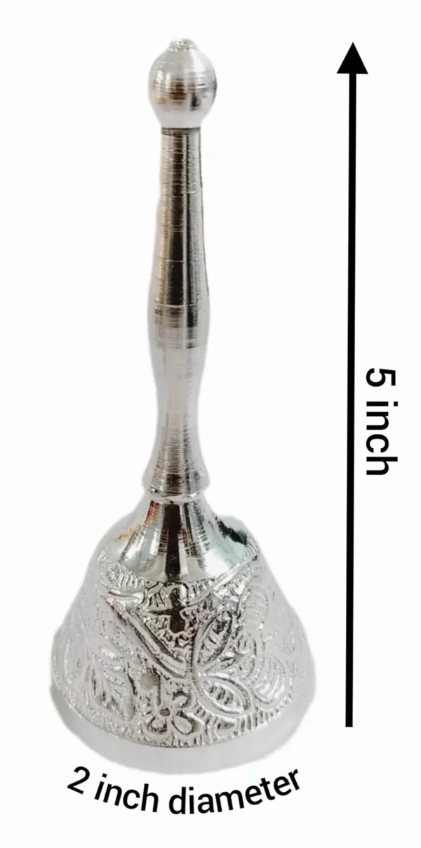 Silver_Metal_Ghanti_For_Pooja_(11L_X_4Dia_Cm)