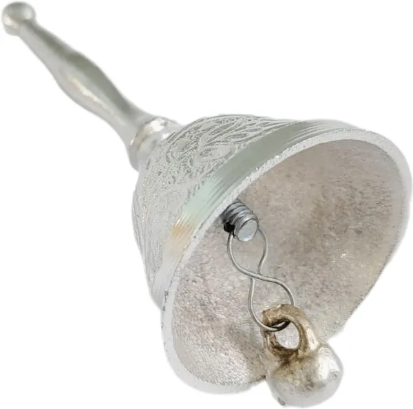 Silver_Metal_Ghanti_For_Pooja_(11L_X_4Dia_Cm)