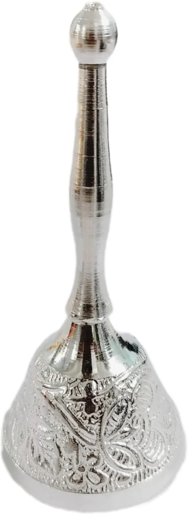 Silver_Metal_Ghanti_For_Pooja_(11L_X_4Dia_Cm)