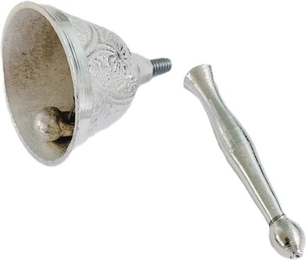 Silver_Metal_Ghanti_For_Pooja_(11L_X_4Dia_Cm)