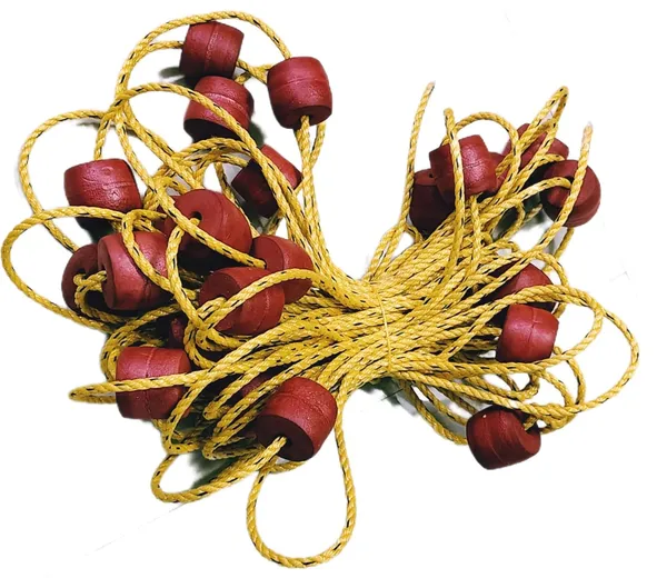 Brown_Swimming_Pool_Lane_Nylon_Rope_Marker_With_Plastic_Floats_Ball_(25_Meter)