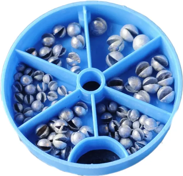 Silver_Fishing_Split_Shot_Lead_Sinker_Weight_For_Line_(Pack_Of_80)_(7_X_7_X_2_Cm)