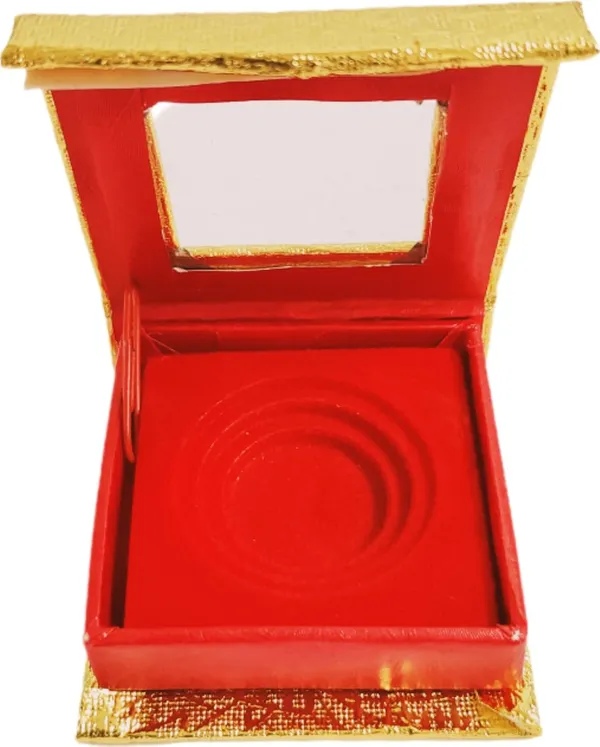 Golden_Empty_Decorative_Magnetic_Boxes_(Square)_(For_5/10/20_Gms_Round_Coins)_(6_X_6_X_2_Cm)
