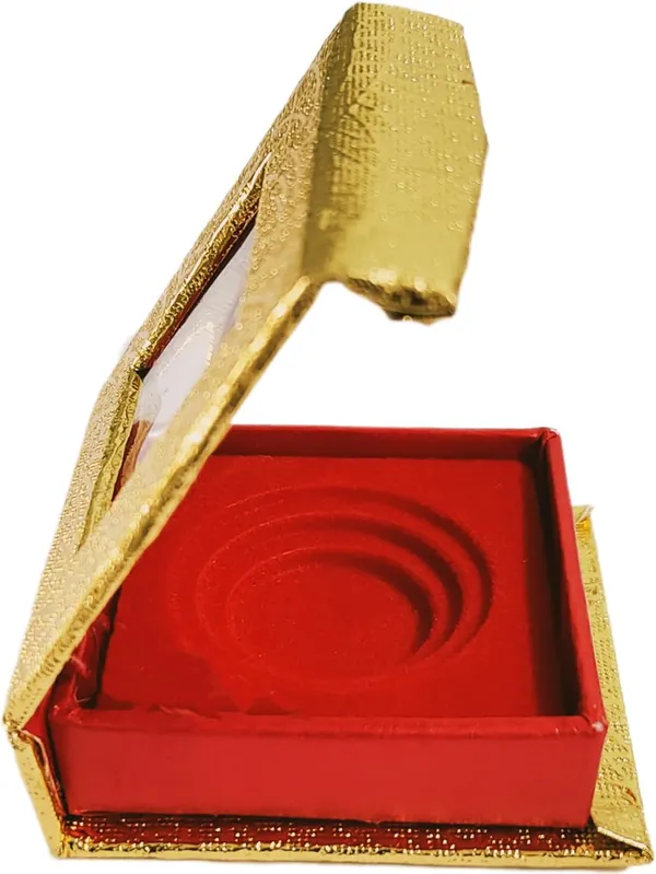 Golden_Empty_Decorative_Magnetic_Boxes_(Square)_(For_5/10/20_Gms_Round_Coins)_(6_X_6_X_2_Cm)