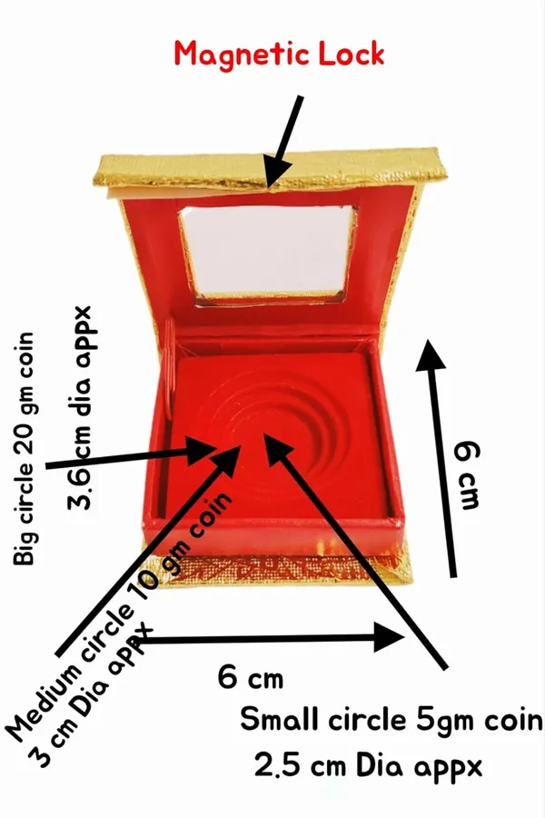 Golden_Empty_Decorative_Magnetic_Boxes_(Square)_(For_5/10/20_Gms_Round_Coins)_(6_X_6_X_2_Cm)