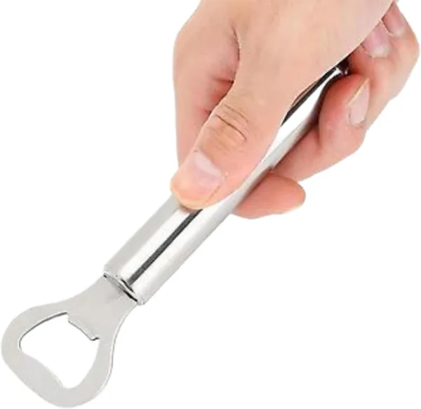 Silver_Stainless_Steel_Bottle_Opener_Kitchen_Tool