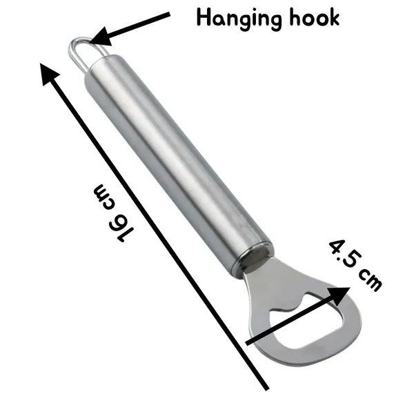 Silver_Stainless_Steel_Bottle_Opener_Kitchen_Tool
