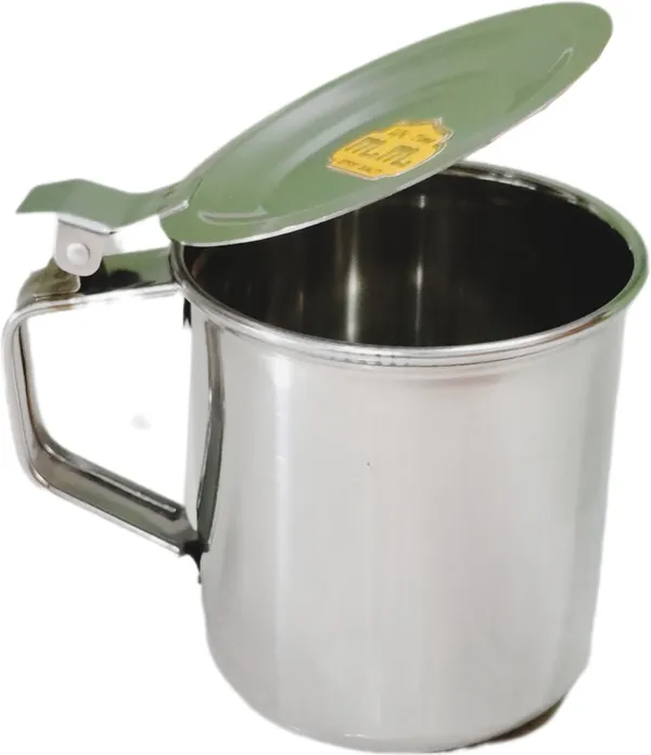 Silver_Steel_Spitting_Sputum_Mug_Container_(Thukdani)_(300_Ml)