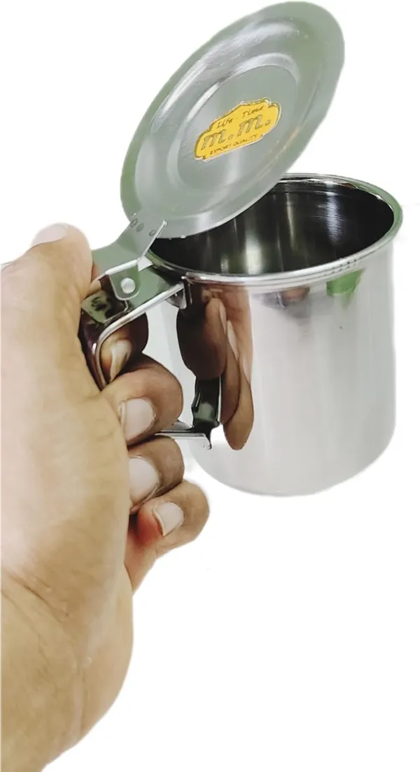 Silver_Steel_Spitting_Sputum_Mug_Container_(Thukdani)_(300_Ml)
