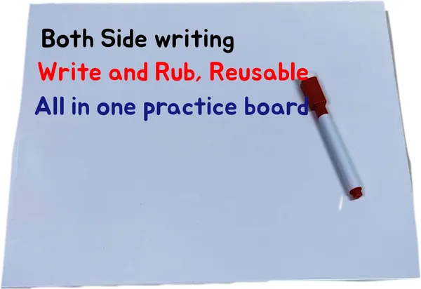 White_Kids_Practice_Slate_With_Numbering_Cross_Up_Down_Curves_Zig_Zag_Abcd_Handwriting_Practise_(10X12_Inch)