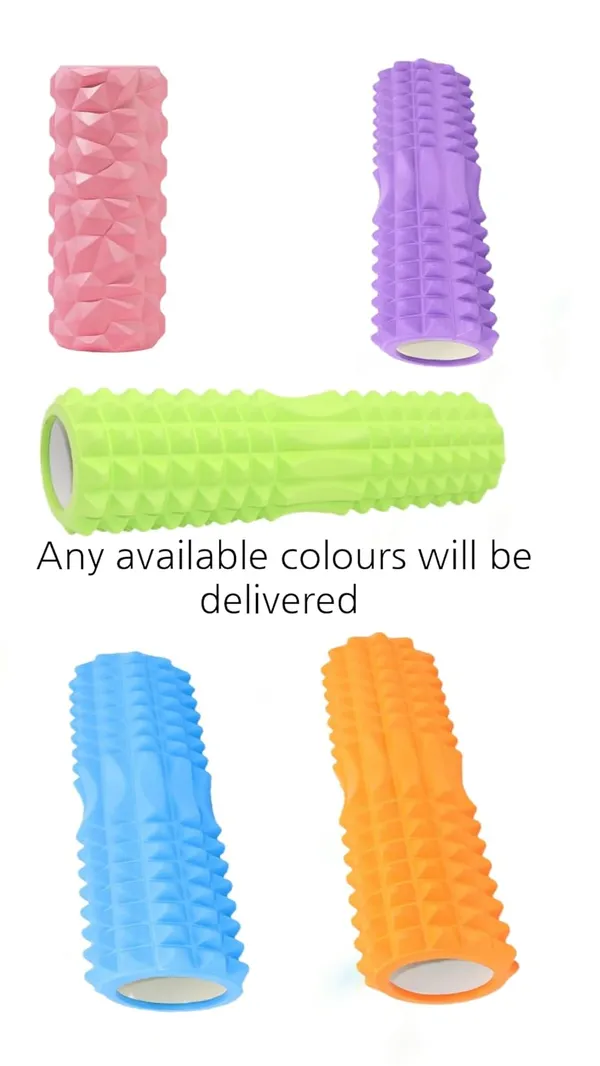 Multicolor_Foam_Yoga_Exercise_Roller_For_Knee_Back_Pain_Relief_(Pack_Of_2_|_32L_X_9Dia_Cm)_(Pack_Of_2)