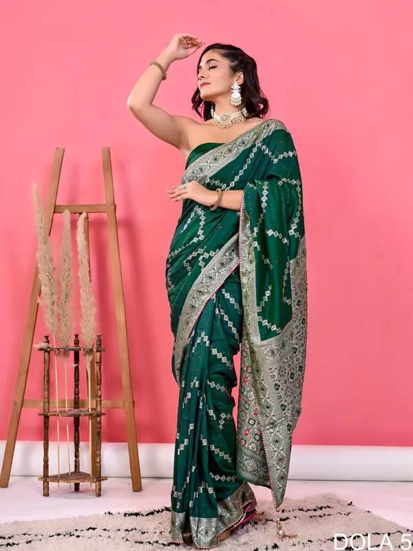 GREEN__Banarasi_Saree_for_Women_|_Premium_Saree_for_all_ocassions