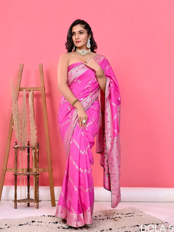 PINK__Banarasi_Saree_for_Women_|_Premium_Saree_for_all_ocassions