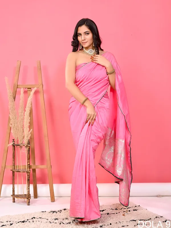 PEACH__Banarasi_Saree_for_Women_|_Premium_Saree_for_all_ocassions