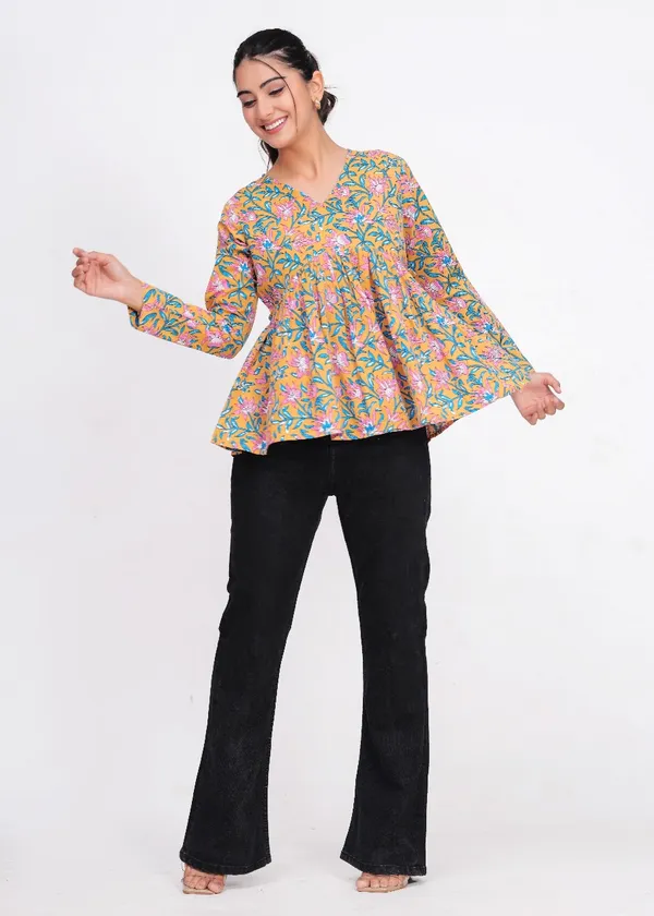 Multicolor_Best_Designer_Jeans_Kurti_For_Women