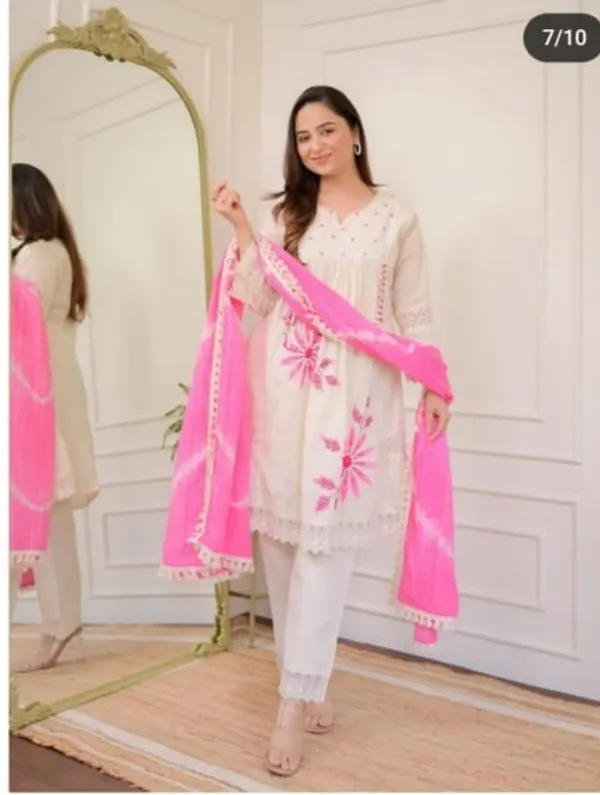 White_&_Pink_Trending_New_Desigener_Suit_For_Women
