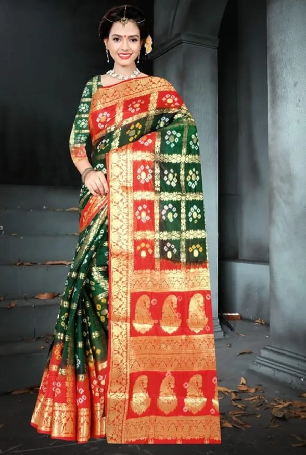 RED_GREEN__Banarasi_Saree_for_Women_|_Premium_Saree_for_all_ocassions