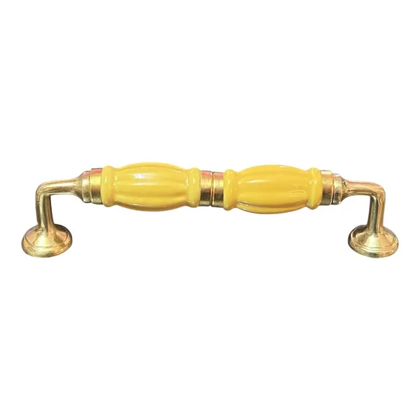 Ceramic_Door_Handle_Brass_Finish_-_(Size_7_Inch)_HOLE_TO_HOLE_6_INCH_-_Pack_of_1_-_YELLOW