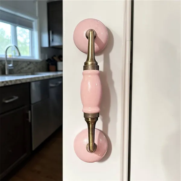 Ceramic_Door_Handle_Gold_Antique_Finish_(Size_-_7__INCH)_-_Hole_to_Hole_5_INCH_-_Pack_of_1_Handle