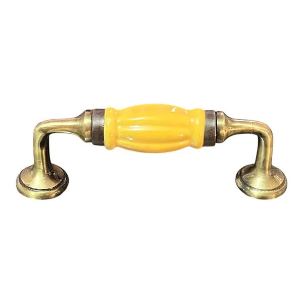 Ceramic_Door_Handle_Gold_Antique_Finish_-_(Size_5_Inch)_HOLE_TO_HOLE_4_INCH_-_Pack_of_1_(YELLOW)