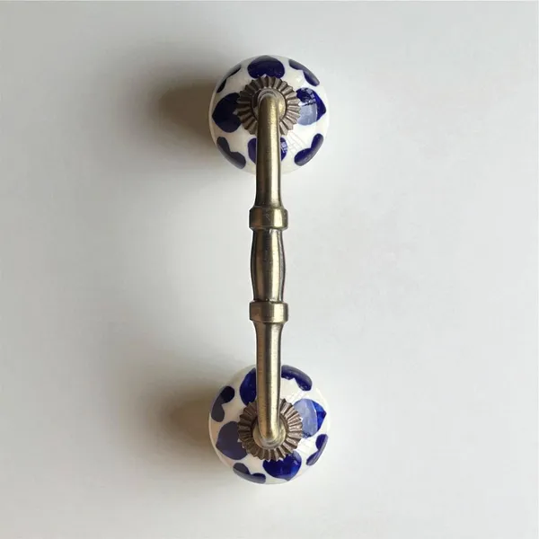 Ceramic_Door_Handle_Gold_Antique_Finish_-_(Size_6_Inch,_Hand_Painted)_-_Hole_to_Hole_4_INCH_(Pack_of_1_Handle)_