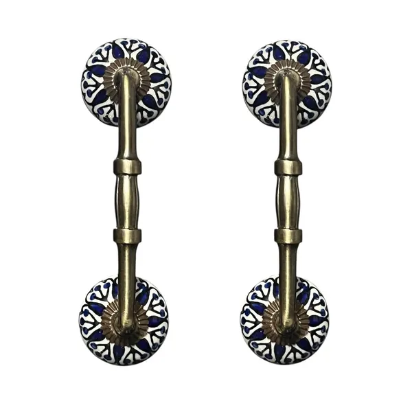 Ceramic_Door_Handle_Gold_Antique_Finish_-_(Size_6_Inch,_Hand_Painted)_-_Hole_to_Hole_4_INCH_(Pack_of_1_Handle)_
