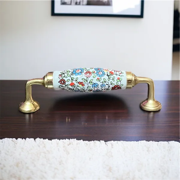 Ceramic_Door_Handle_-BRASS__-_(Size_6_Inch)__-_MULTI_FLOWER
