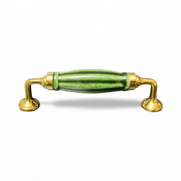 Ceramic_Door_Handle_-_BRASS_(Size_6_Inch)_(Forest_Melon)