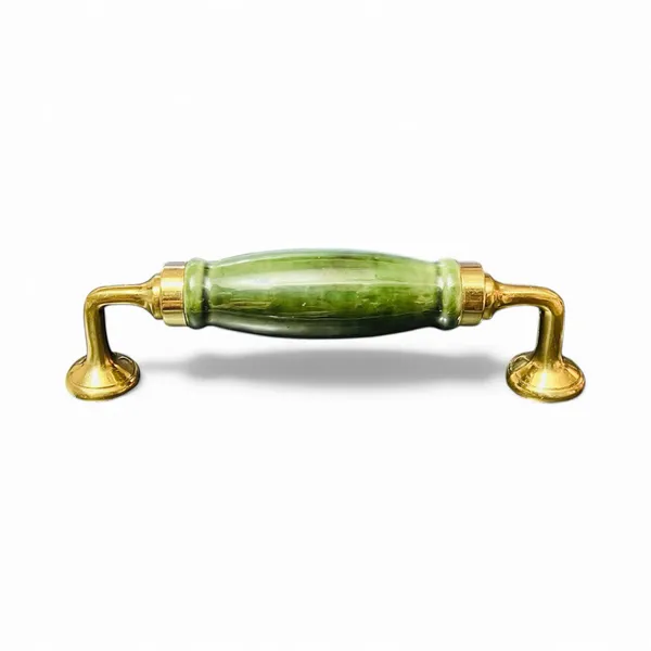 Ceramic_Door_Handle_-_BRASS_(Size_6_Inch)_(Forest_Plain)