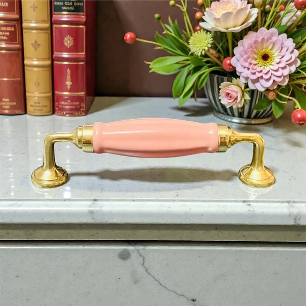 Ceramic_Door_Handle_-_BRASS_(Size_6_Inch)_(Pink_Melon)