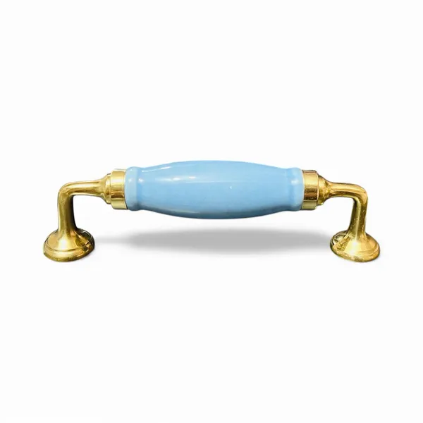 Ceramic_Door_Handle_-_BRASS_(Size_6_Inch)_(Sky_Blue_Plain)