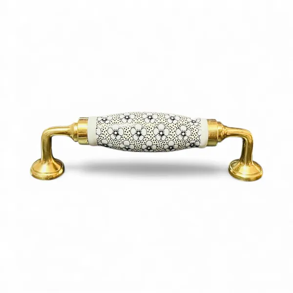 Ceramic_Door_Handle_-_BRASS_-(Size_6_Inch)_-_YELLOW_FLOWER_HAND_PAINTED