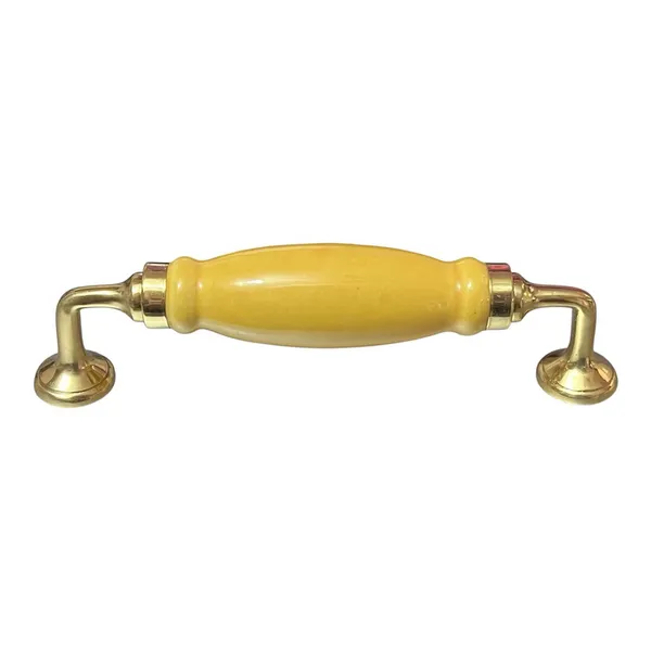 Ceramic_Door_Handle_-_Brass_(Size_6_Inch)_(Yellow_Plain)