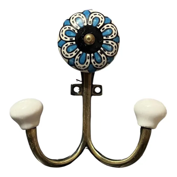 Ceramic_Metal_Wall_Mounted_Double_Hook_-_Gold_Antique_Finish_(Size_5_Inch)_Pack_of_2_Hooks